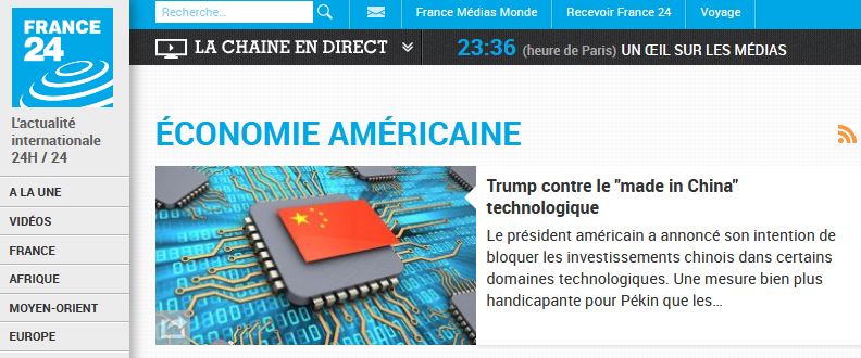Trump contre le "made in China" technologique