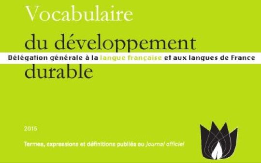 Logo Vocabulaire développement durable