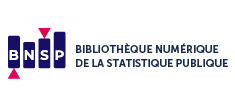 Logo Bibliothèque numérique de la statistique publique