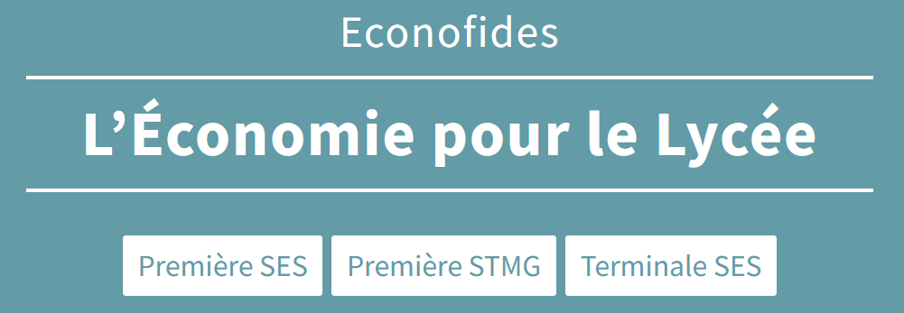 L'économie pour le lycée