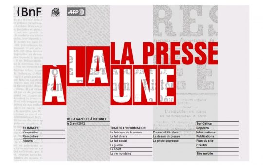 Logo expo presse une