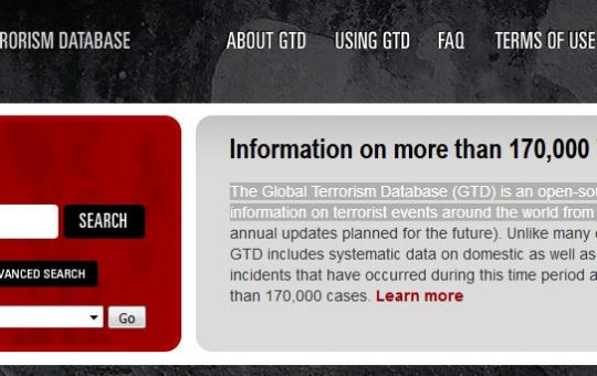 Capture global terrorism database