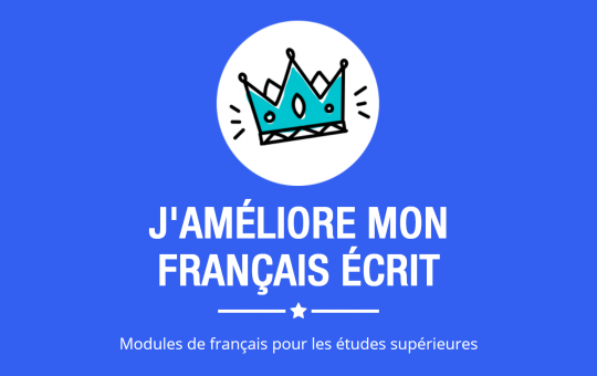 Logo J'améliore mon français écrit