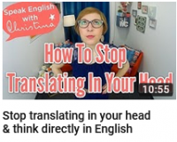 Miniature vidéo Speak English withChristina