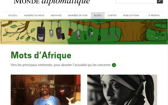 Capture site mots d'Afrique
