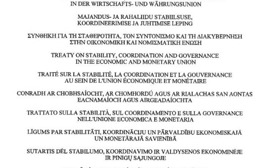 Pacte européen budgétaire