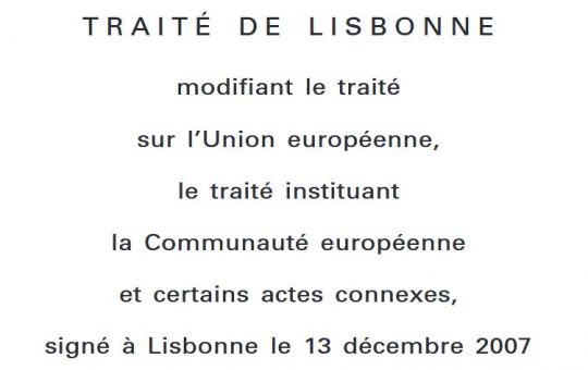 Traité de Lisbonne