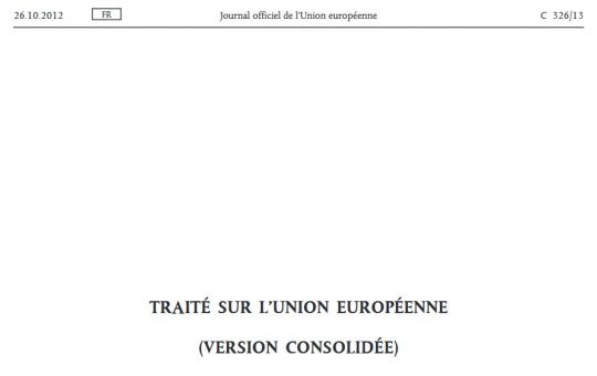 Traité sur l'Union Européenne