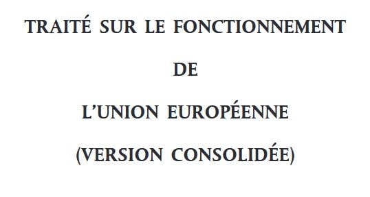 Traité sur le fonctionnement de l'union européenne