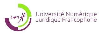 Logo université numérique juridique francophone